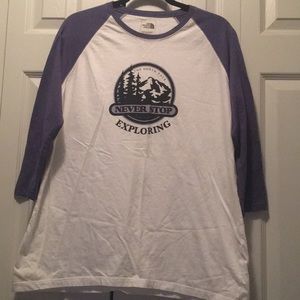 The North Face baseball tee
